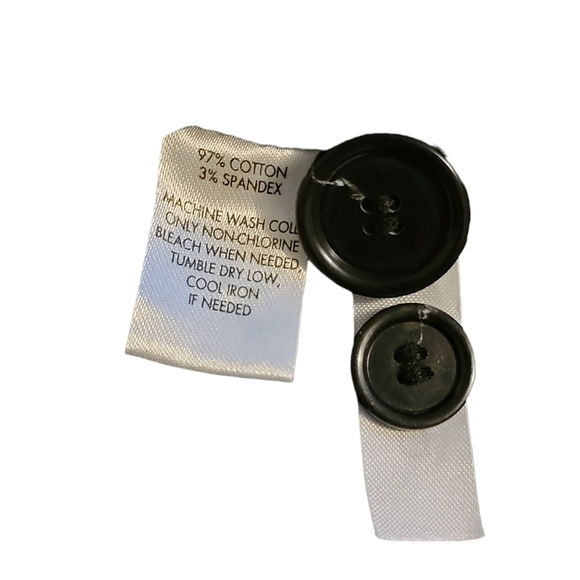 LOFT size 6 black shorts cotton and spandex - Picture 4 of 7